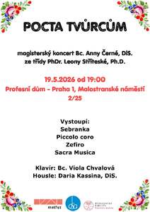 Pozvánka na koncert